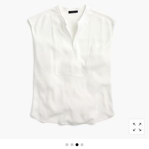 J.Crew drapey cap-sleeve top